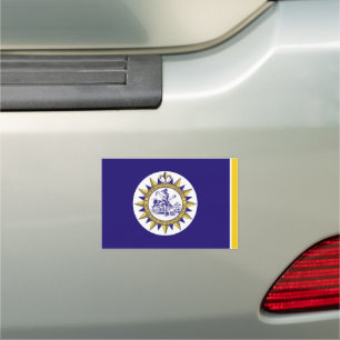 Flag of Nashville, Tennessee Car Magnet
