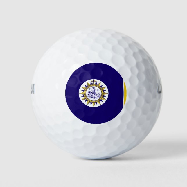 Flag of Nashville, Tennessee Golf Balls (Front)
