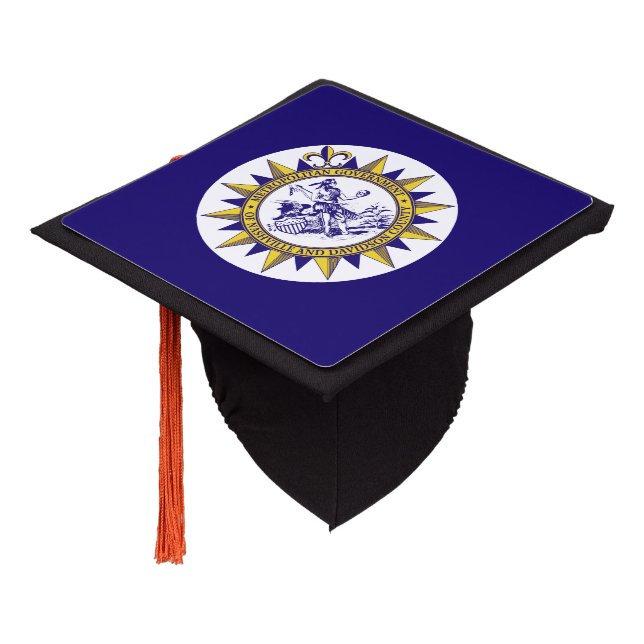 Flag of Nashville, Tennessee Graduation Cap Topper (Angled)