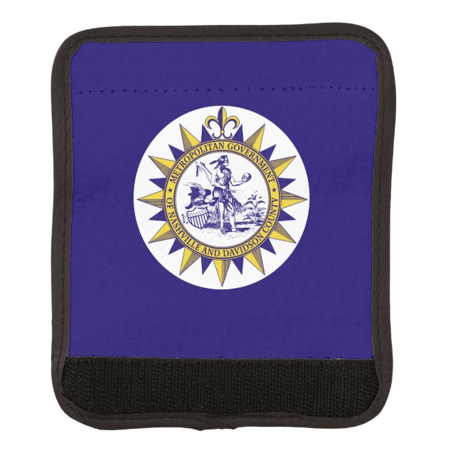 Flag of Nashville, Tennessee Luggage Handle Wrap (Front)