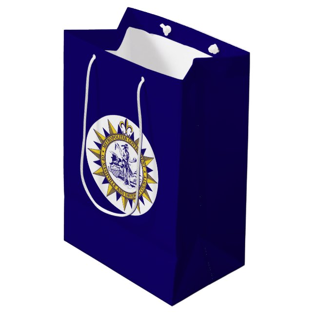 Flag of Nashville, Tennessee Medium Gift Bag (Front Angled)