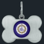 Flag of Nashville, Tennessee Pet ID Tag<br><div class="desc">Pet Tag with the flag of Nashville,  Tennessee. A blue flag</div>
