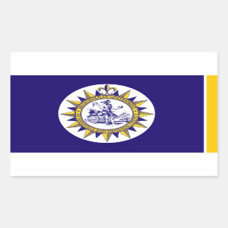 Flag of Nashville, Tennessee Rectangular Sticker