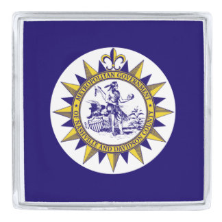 Flag of Nashville, Tennessee Silver Finish Lapel P Pin