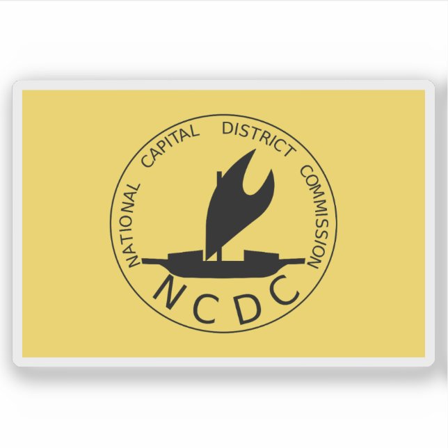 Flag of National Capital District, Papua New Guine Sticker (Front)
