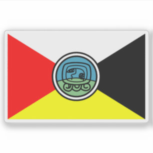 Flag of Native Guatemalans, Central America Sticker