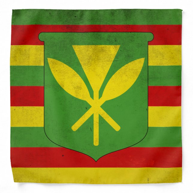 Flag of Native Hawaiians Bandana (Front)