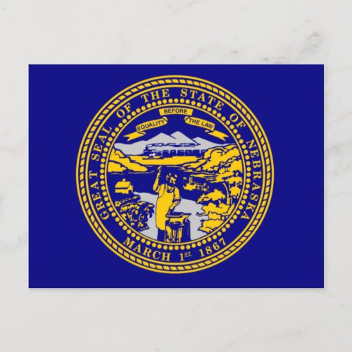 Flag of Nebraska Postcard