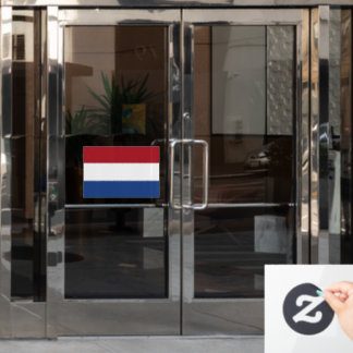 Flag of Netherlands custom-cut  Window Cling
