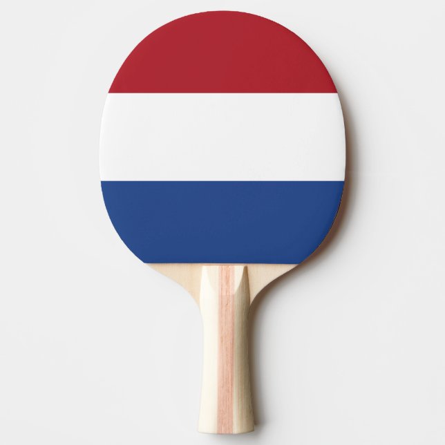 Flag of Netherlands Dutch Flag Amsterdam Holland Ping-Pong Paddle (Front)