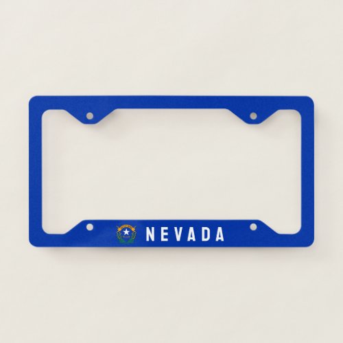 Flag of Nevada detail License Plate Frame
