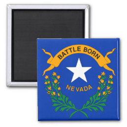 Flag of Nevada (detail) Magnet