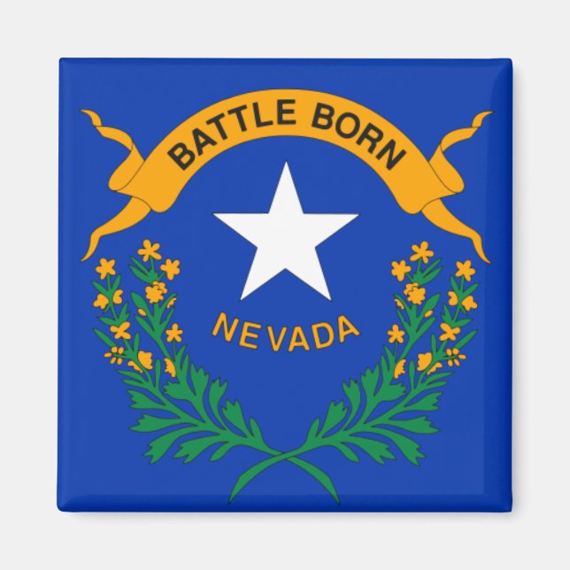 Flag of Nevada (detail) Magnet (Front)