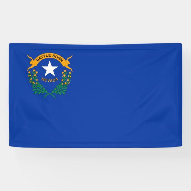 Flag of Nevada State Banner (Horizontal)