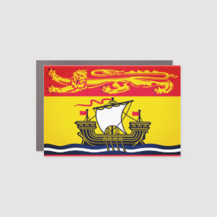Flag of New Brunswick, Canada Car Magnet