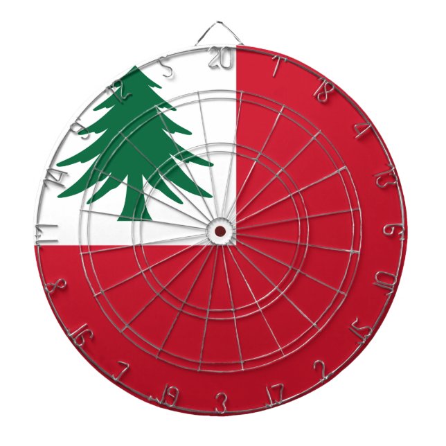Flag of New England Dart Board (Front)