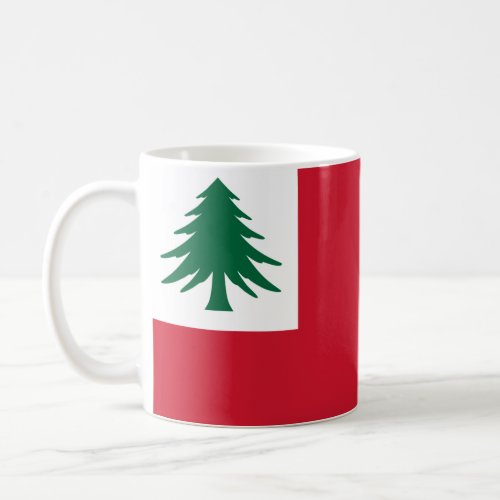 Flag of New England pine only _ unofficial Coffee Mug
