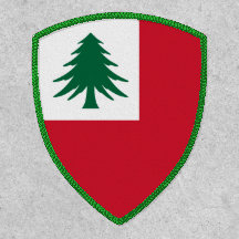 Flag of New England (pine only) - unofficial