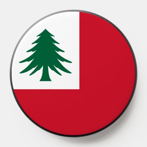 Flag of New England (pine only) - unofficial PopSocket