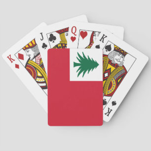 Flag of New England Poker Cards
