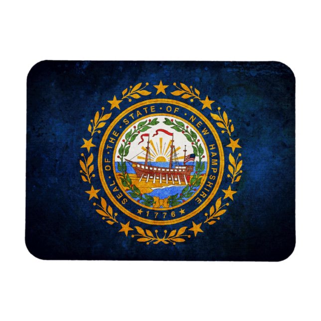 Flag of New Hampshire Magnet (Horizontal)