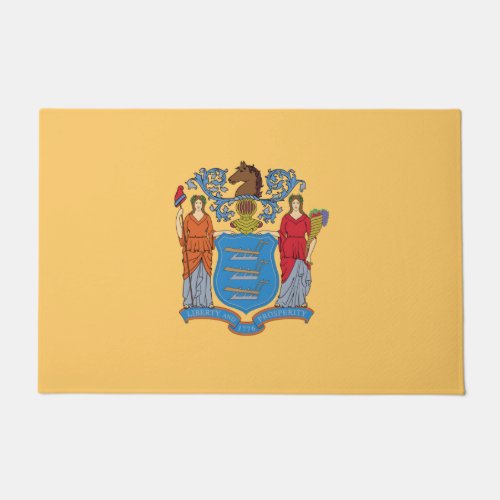 Flag of New Jersey Doormat