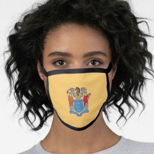 Flag of New Jersey Face Mask