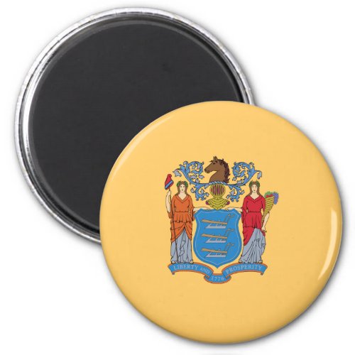 Flag of New Jersey Magnet