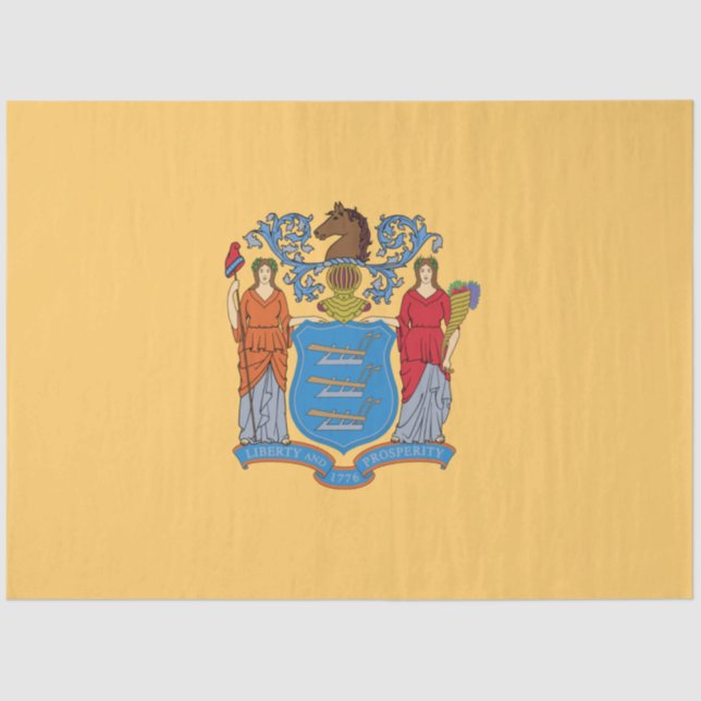 Flag of New Jersey Tissue Paper (Front)