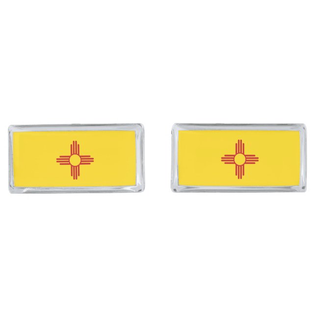 Flag of New Mexico Cufflinks (Front)