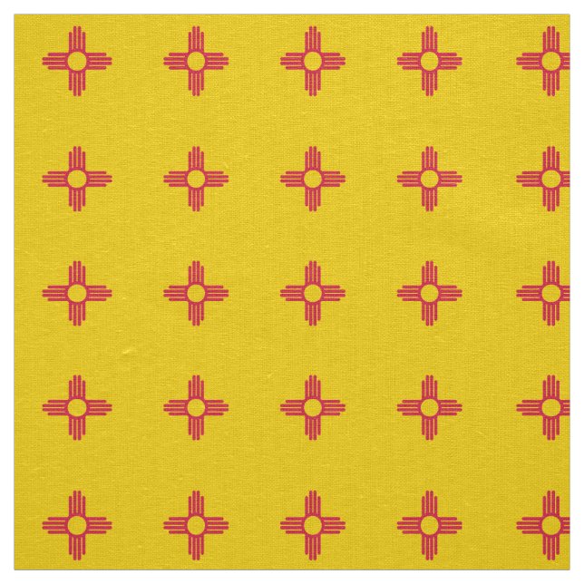 Flag of New Mexico Fabric (Swatch)