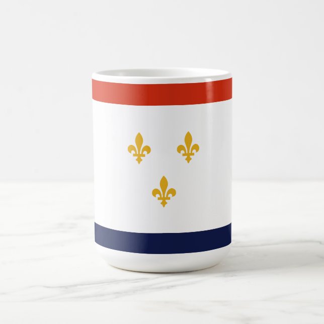 Flag of New Orleans Coffee Mug (Center)