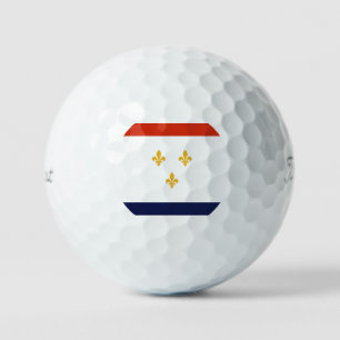 Flag of New Orleans Golf Balls