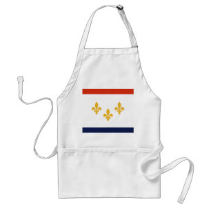 Flag of New Orleans, Louisiana  Adult Apron