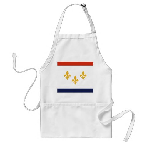 Flag of New Orleans Louisiana  Adult Apron