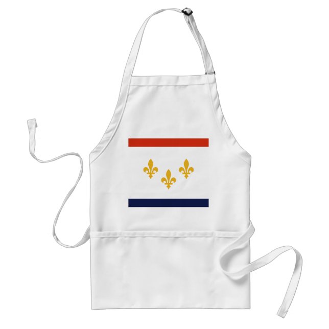 Flag of New Orleans, Louisiana  Adult Apron (Front)