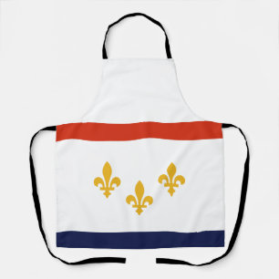 Flag of New Orleans, Louisiana Apron