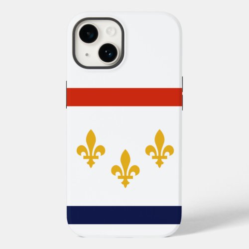 Flag of New Orleans Louisiana Case_Mate iPhone Ca Case_Mate iPhone 14 Case