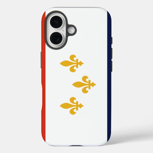 Flag of New Orleans, Louisiana Case-Mate iPhone Case (Back)
