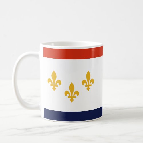 Flag of New Orleans Louisiana Coffee Mug