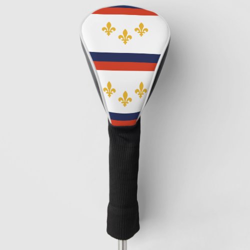 Flag of New Orleans Louisiana Golf Head Cover