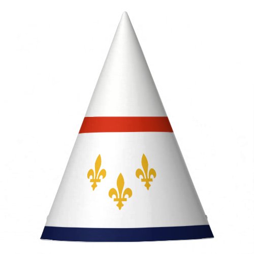 Flag of New Orleans Louisiana Party Hat