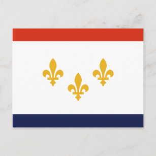 Flag of New Orleans, Louisiana Postcard