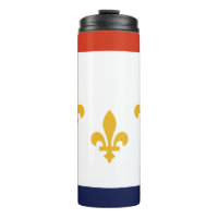 Flag of New Orleans, Louisiana Thermal Tumbler