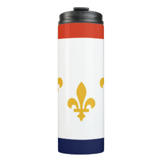 Flag of New Orleans, Louisiana Thermal Tumbler