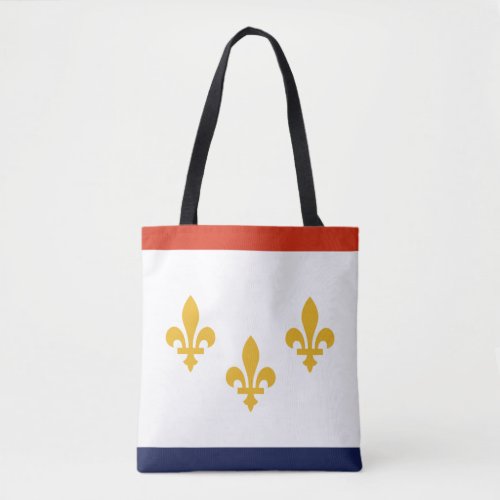 Flag of New Orleans Louisiana Tote Bag