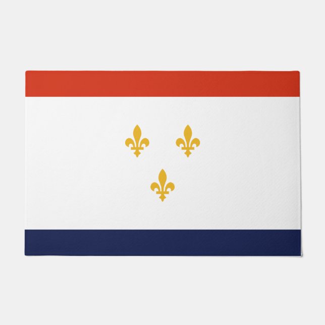 Flag of New Orleans (Louisiana, USA) Doormat (Front)