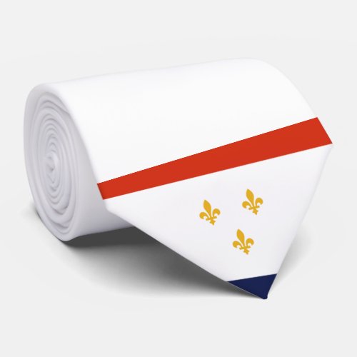 Flag of New Orleans Louisiana USA Neck Tie