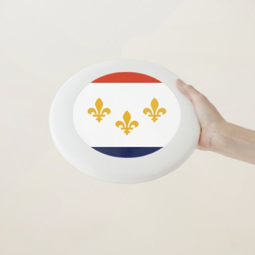 Flag of New Orleans Louisiana Wham_O Frisbee