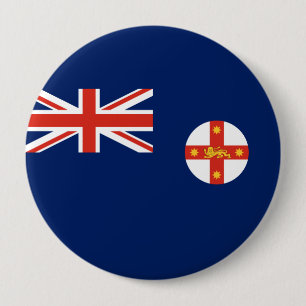Flag of New South Wales (Australian State) Button